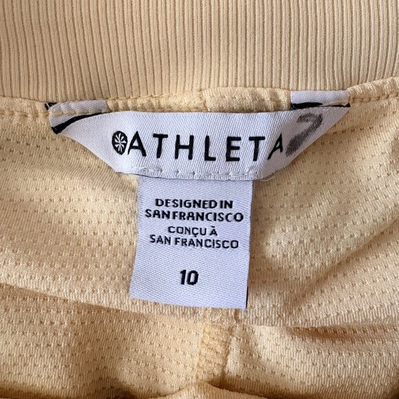 ☀️ Athleta Brooklyn Skort – Size 10 – Vibrant Lunaria Yellow ☀️ - Picture 4 of 4